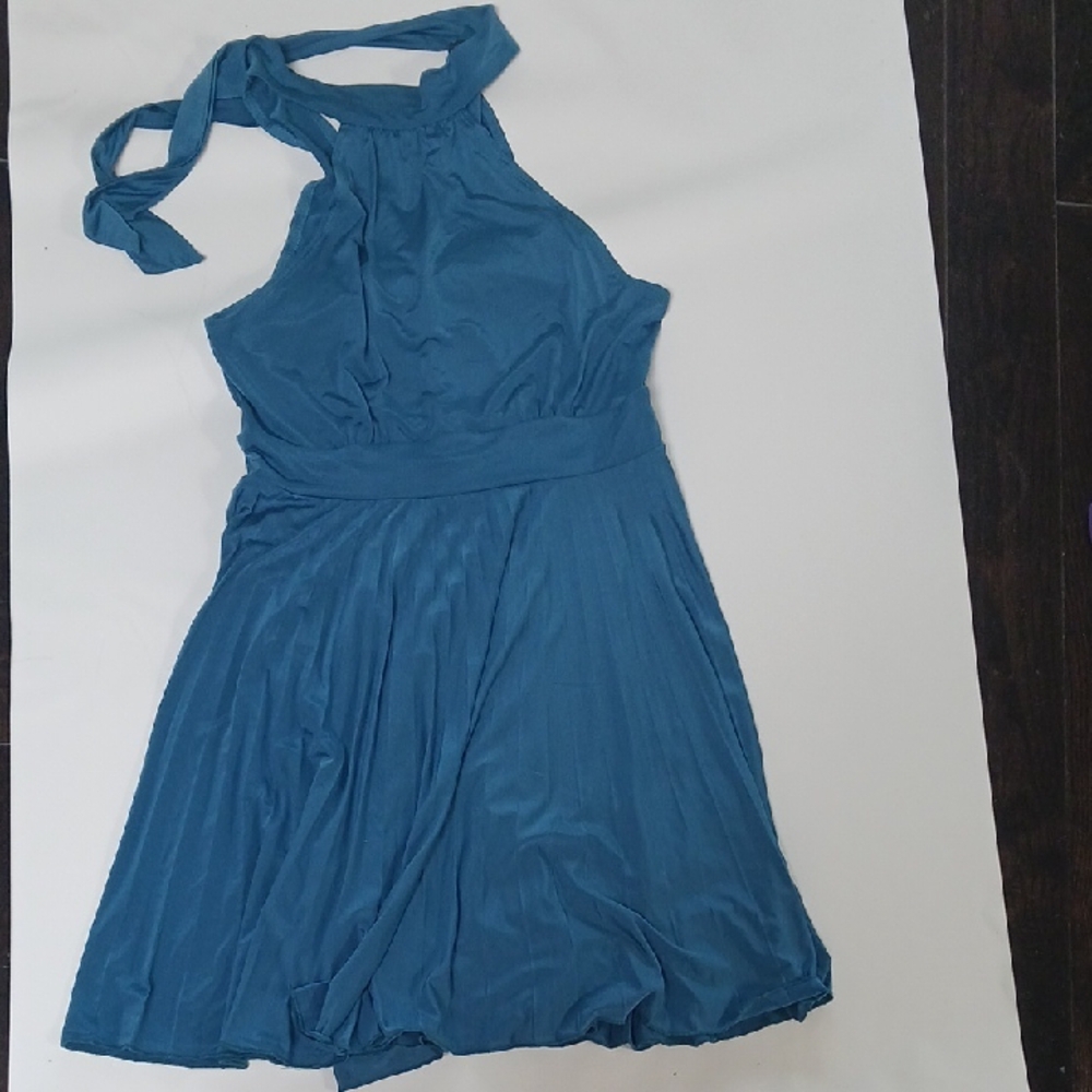 Tempted Teal Halter Top